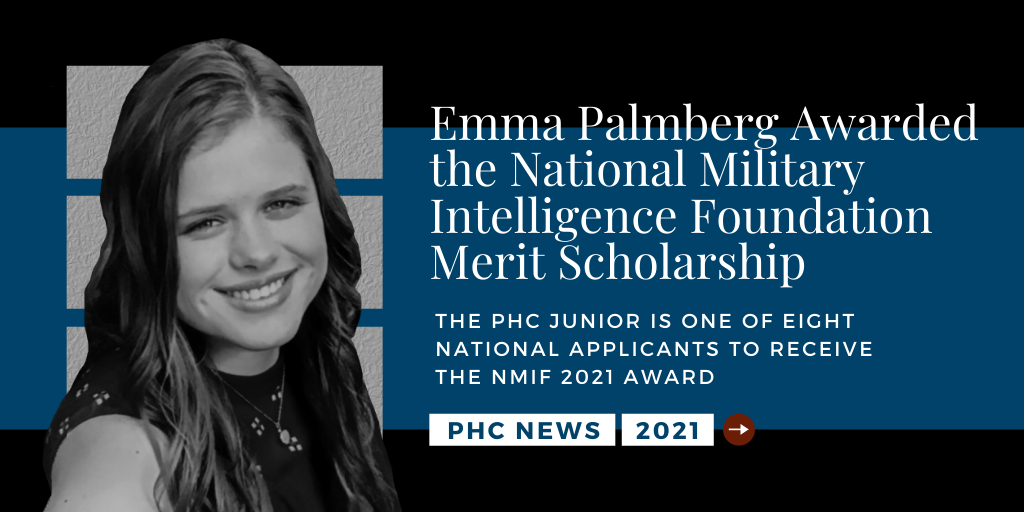 PHC Junior Awarded the National Military Intelligence Foundation Merit